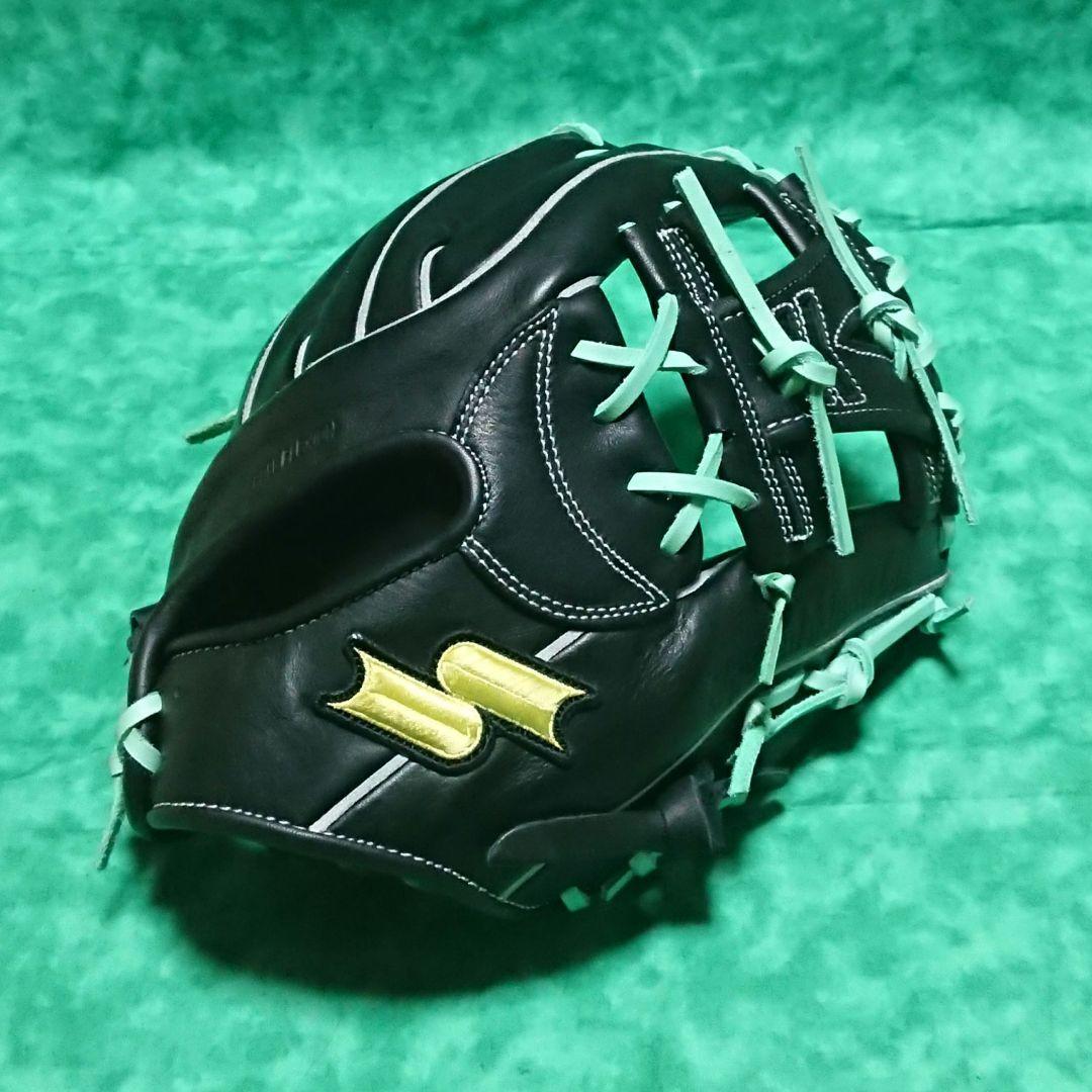 【未使用】SSK 軟式内野手用 トライチャージ ブラック【フリーフレクション】