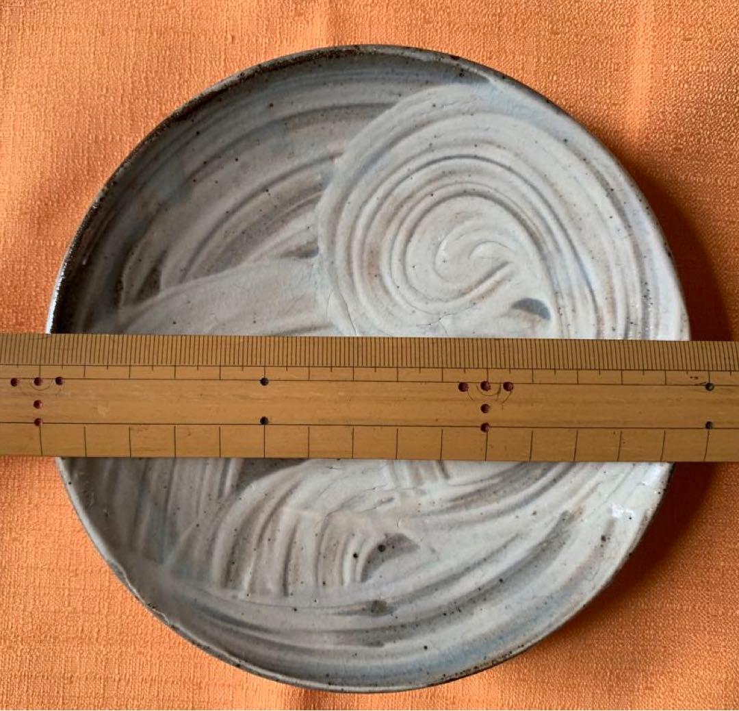 希少　島岡達三窯　刷毛目皿　5寸皿　銘々皿　6枚　在銘