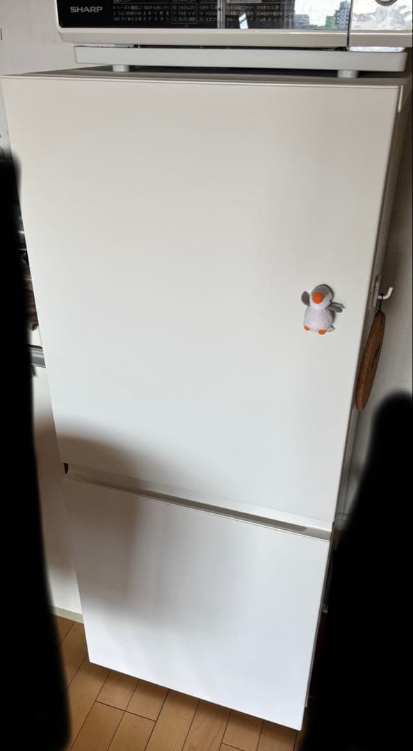 パナソニック 冷蔵庫 156L 静音＆省エネ設計 NR-B16C2-W ホワイト