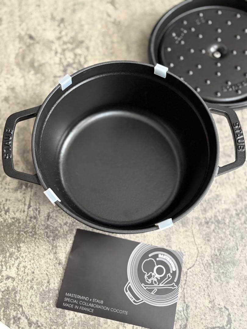 新品未使用　MASTERMIND × STAUB ストウブ マスターマインド