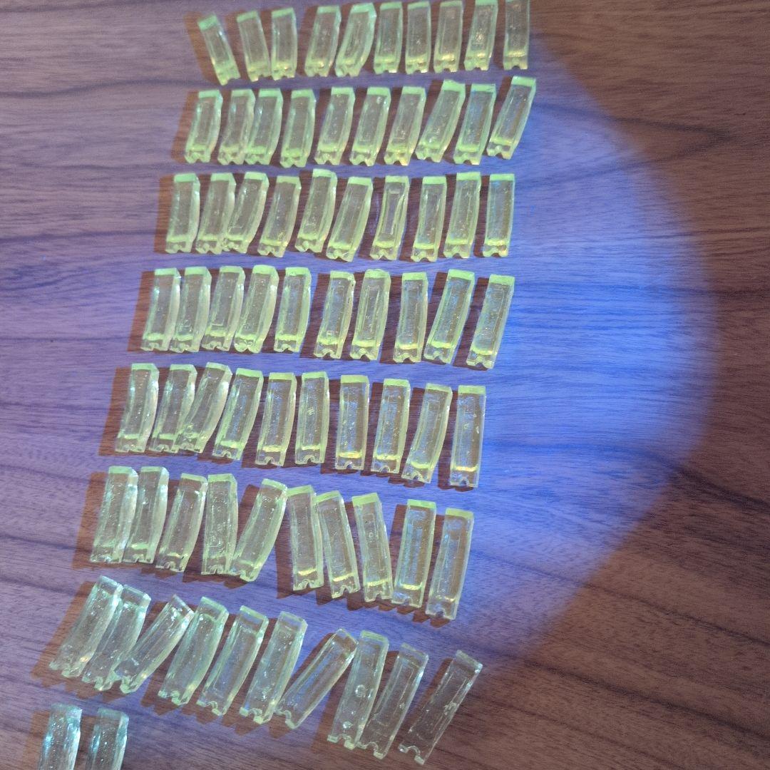 【希少品】　不二式　戸滑襖用　ウランガラス　気泡ガラス