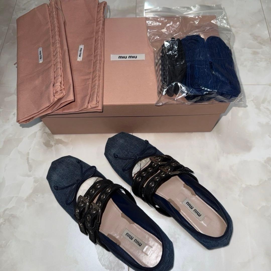 MIU MIU バレエシューズ