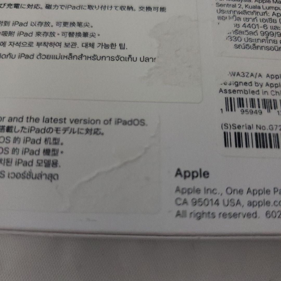 【美品】Apple Pencil USB-C