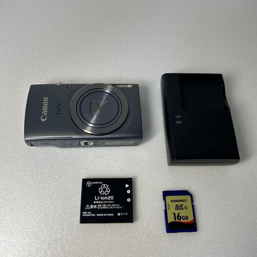 Canon IXY150 コンパクトデジタルカメラ グレー