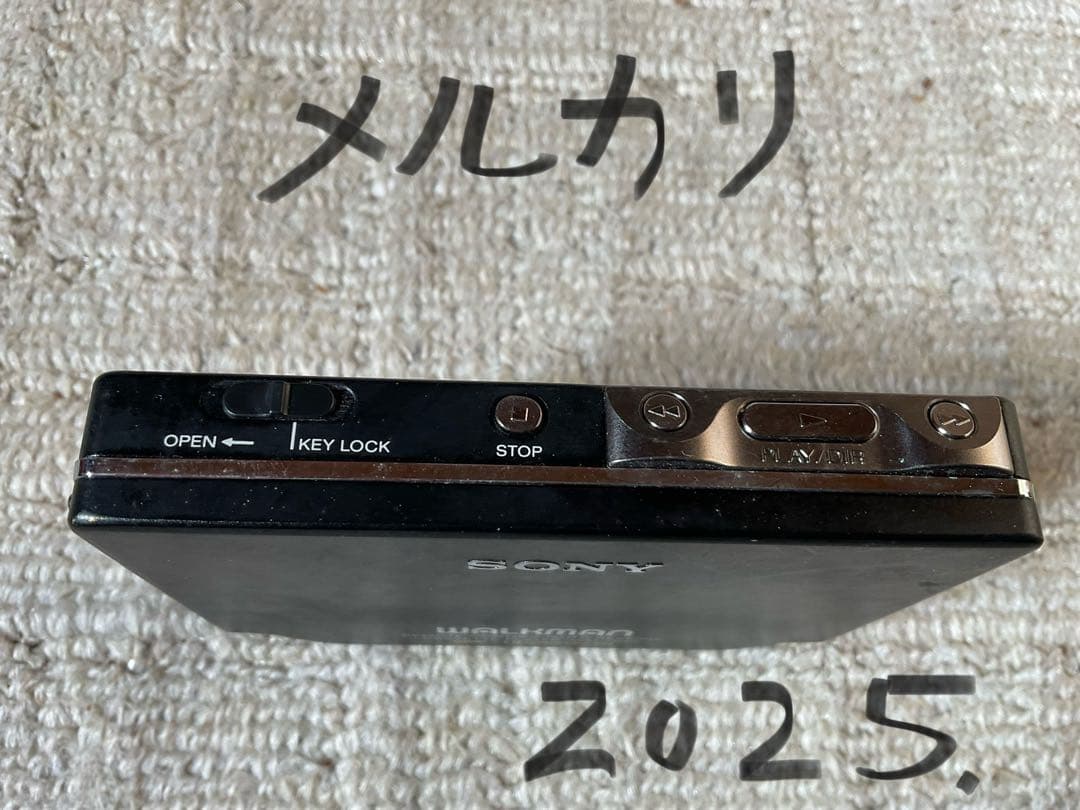 SONY／WALKMANWMー703Cカセットプレイヤー【イヤホン付き汚れあり】