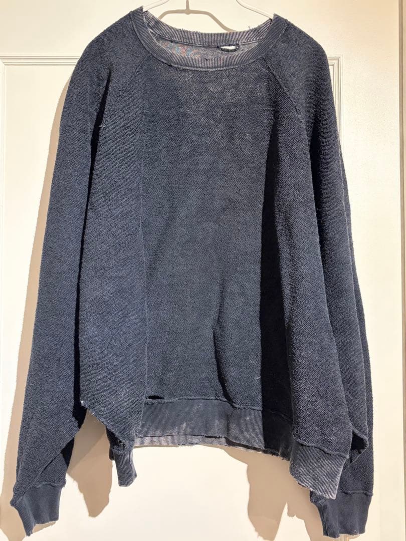 トップス Lon. TWO SIDE SWEATSHIRT Charcoal Beige