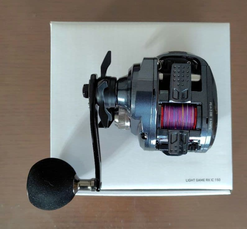 LIGHTGAME RX IC 150 ベイトリール　新品 PE付き