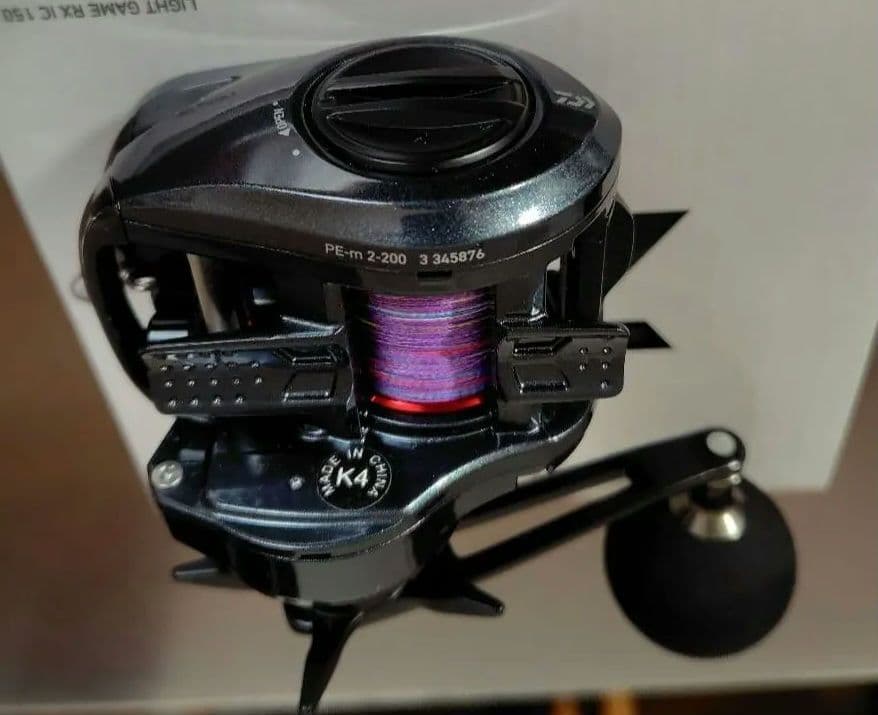 LIGHTGAME RX IC 150 ベイトリール　新品 PE付き