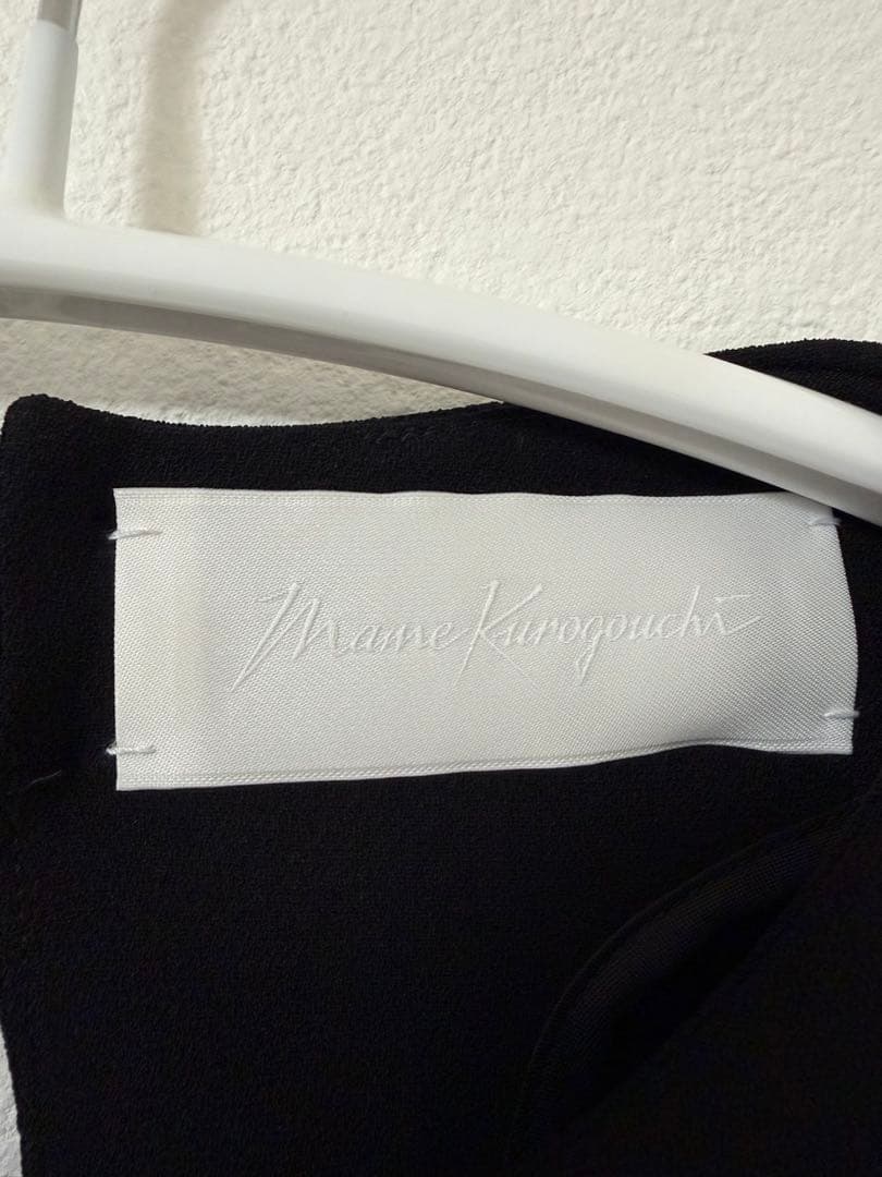 mame kurogouchi マメクロゴウチ レース カフス ブラウス 黒