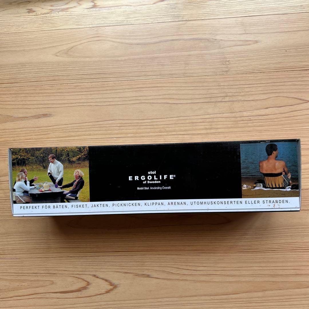【未使用・箱付き】ERGOlife stol エルゴライフ 折りたたみ式チェア