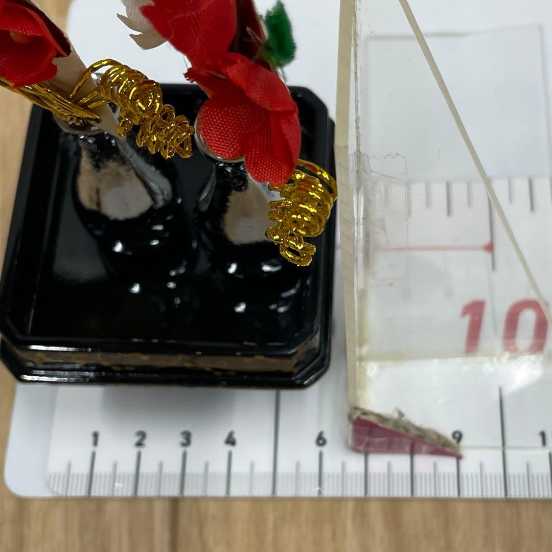 桃の節句　雛祭り雛人形飾り　雛道具　黒塗総唐草