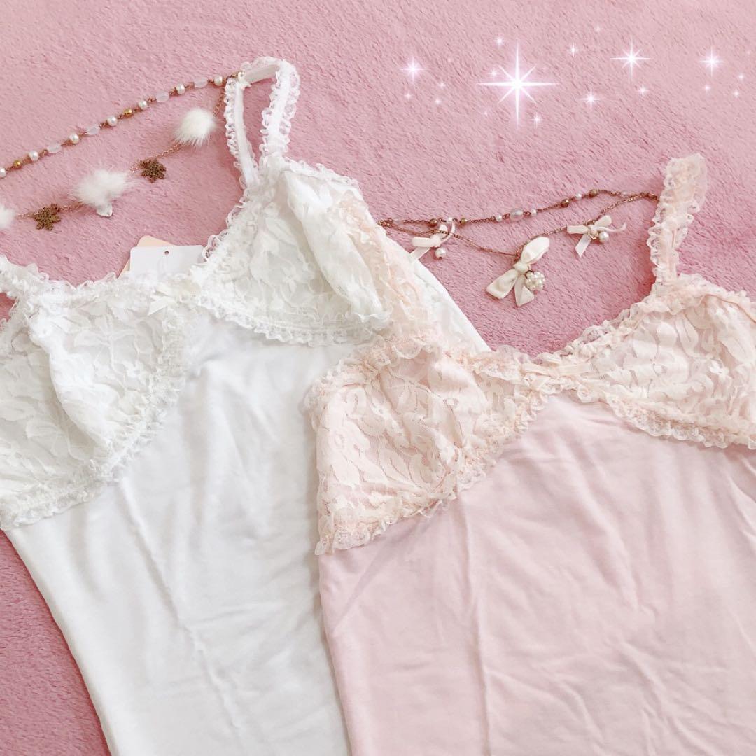 ☆LIZ LISAリズリサ☆チャーム付きインナーキャミソール2枚セット②☆新品