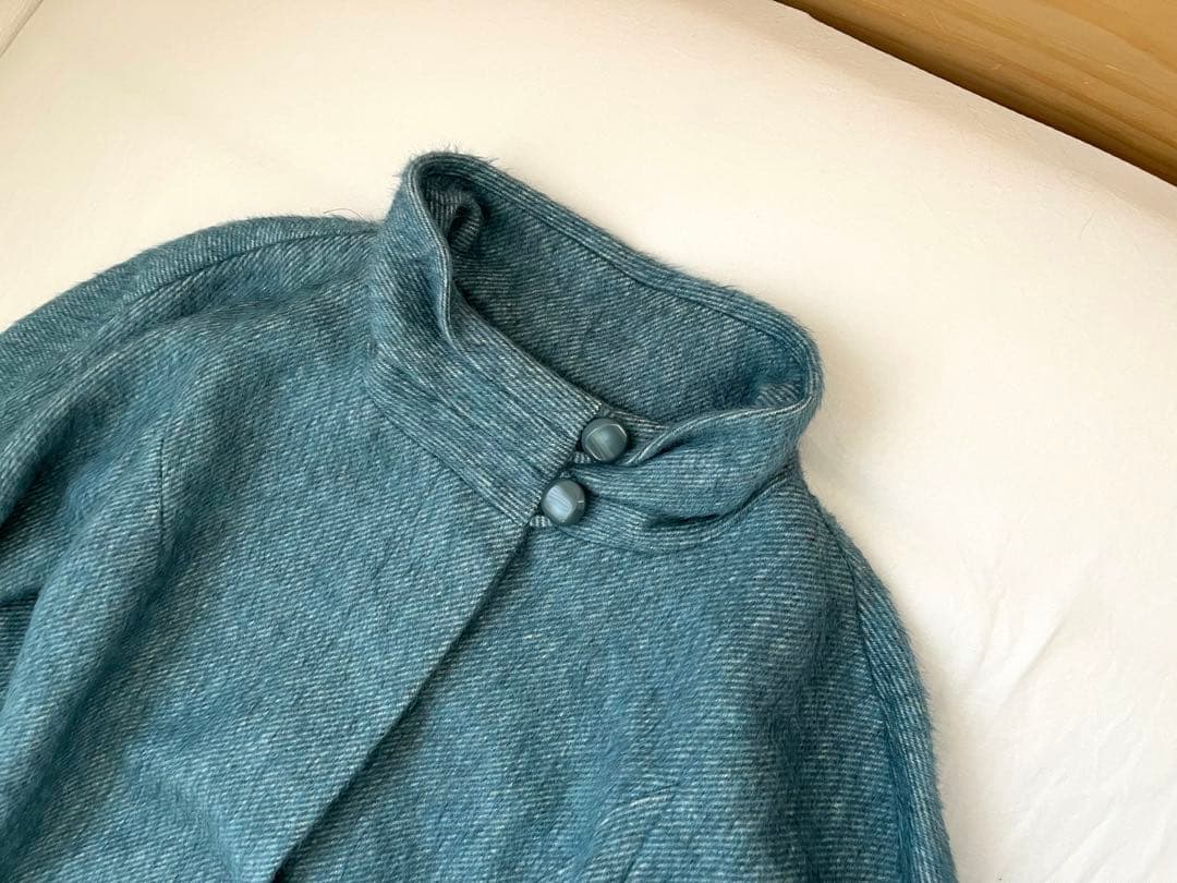 【美品】レリアン　Leilian ハーフコート　アルパカ　ウール　　サイズ11