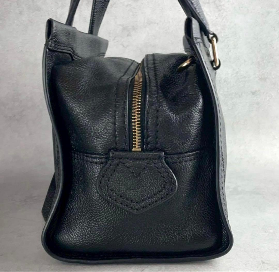 ✨極美品✨マークジェイコブス　クルーザー　サッチェル　2way レザー　ブラック