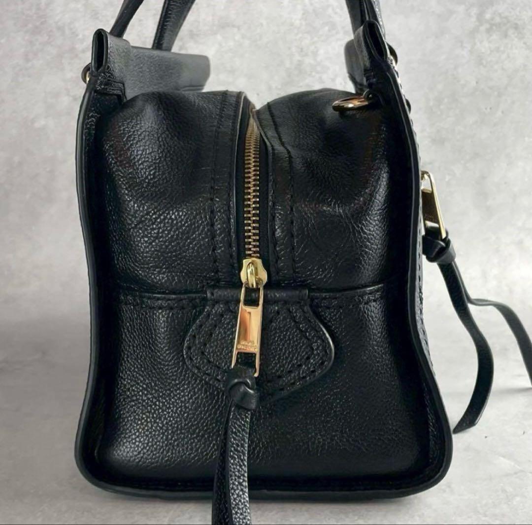 ✨極美品✨マークジェイコブス　クルーザー　サッチェル　2way レザー　ブラック
