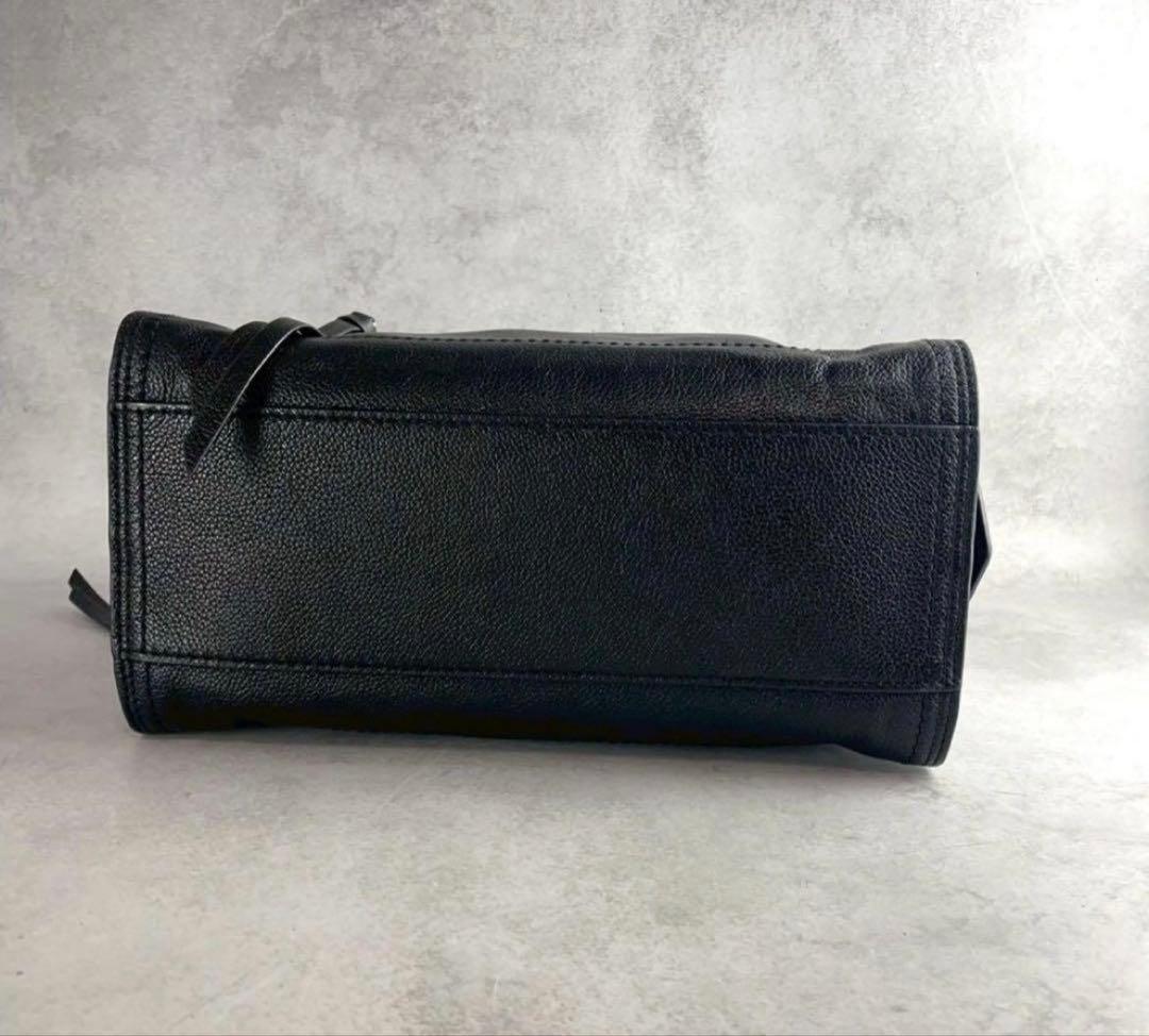 ✨極美品✨マークジェイコブス　クルーザー　サッチェル　2way レザー　ブラック