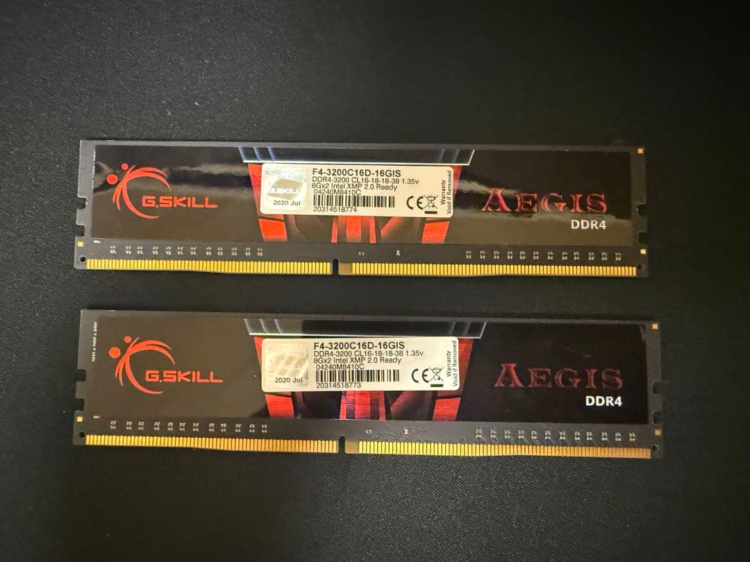 DDR4 3200 G.skill 16GB(8GB×2)