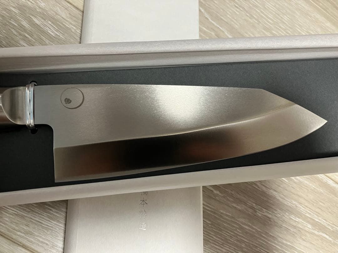 橋本幹造　両刀包丁　片鎬出刃　000AB5513 新品未使用　貝印　日本製