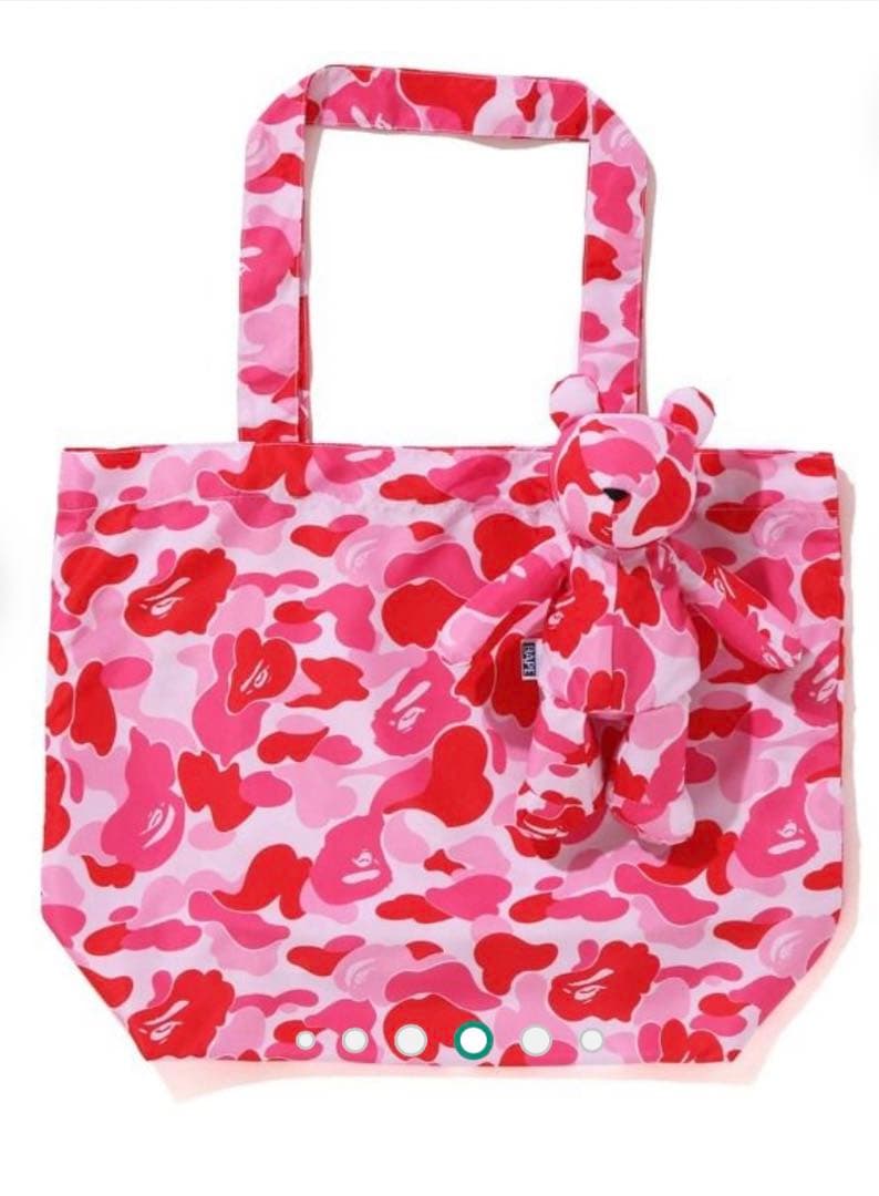 バッグ BAPE ABC CAMO BEAR ECO BAG