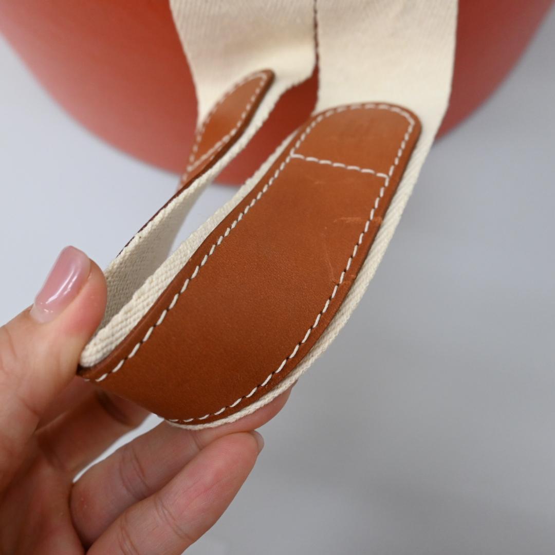 ■ □ 47371★年 エルメス サドルボックス セリエ オレンジ インテリア