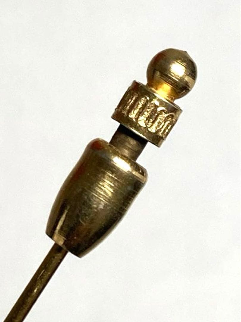 良品　HERMES エルメス セリエ ピンブローチ ピンバッジ ゴールド 箱付き