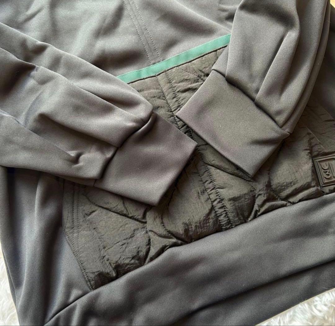 定価3.3万円✨️UN3D QUILTING DOCKING SWEAT ブラック