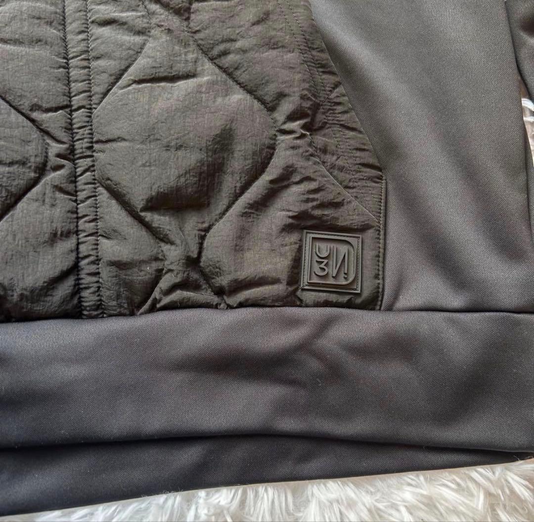 定価3.3万円✨️UN3D QUILTING DOCKING SWEAT ブラック