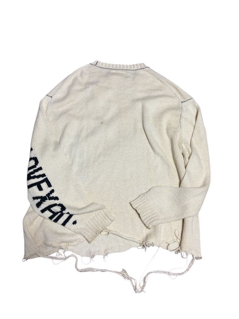 doublet hidden message knit/ダブレット/ニット