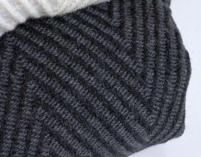 tumugu ビッグヘリンボーンノーカラージャケット