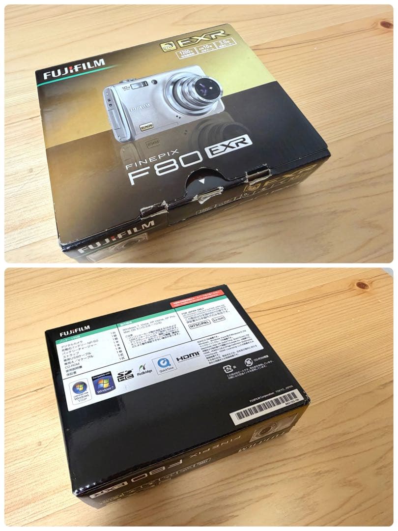 【美品】FUJIFILM デジタルカメラ FinePix F80EXR レッド