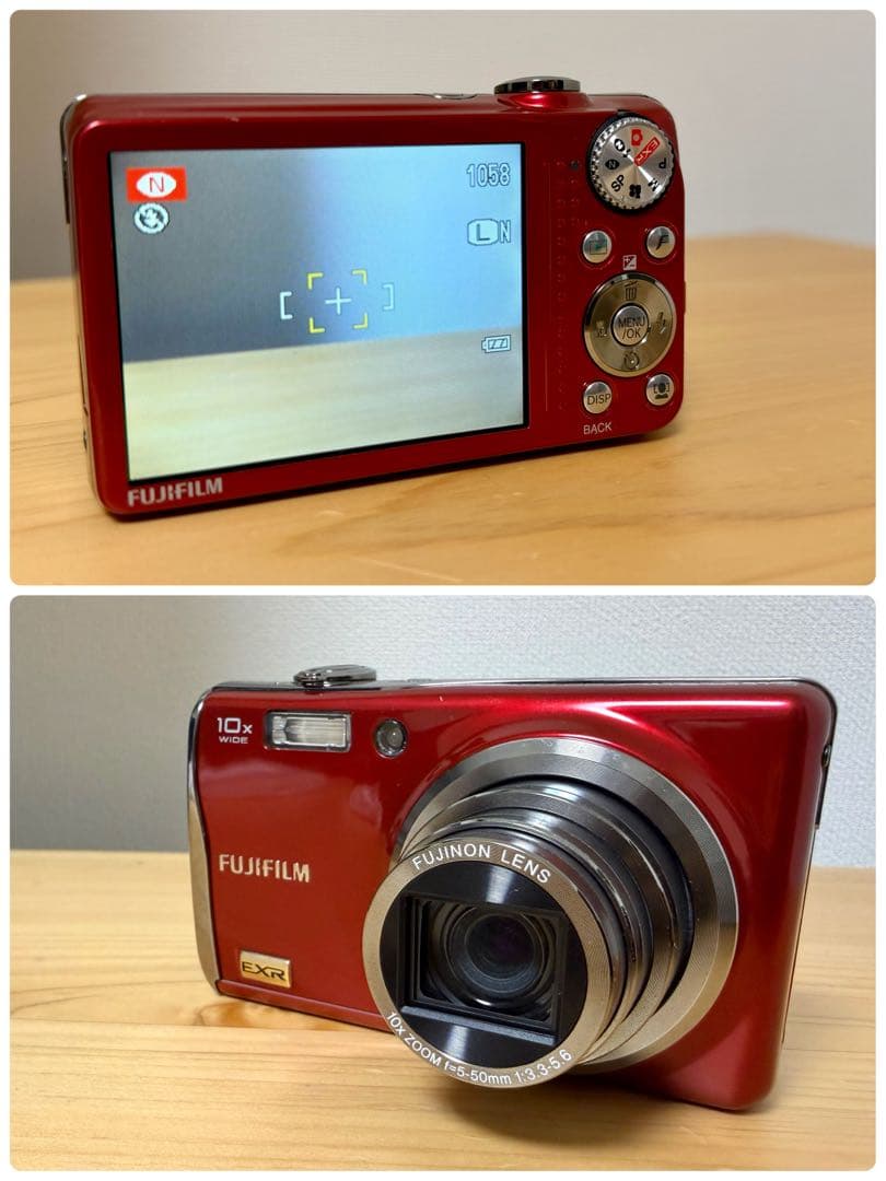【美品】FUJIFILM デジタルカメラ FinePix F80EXR レッド