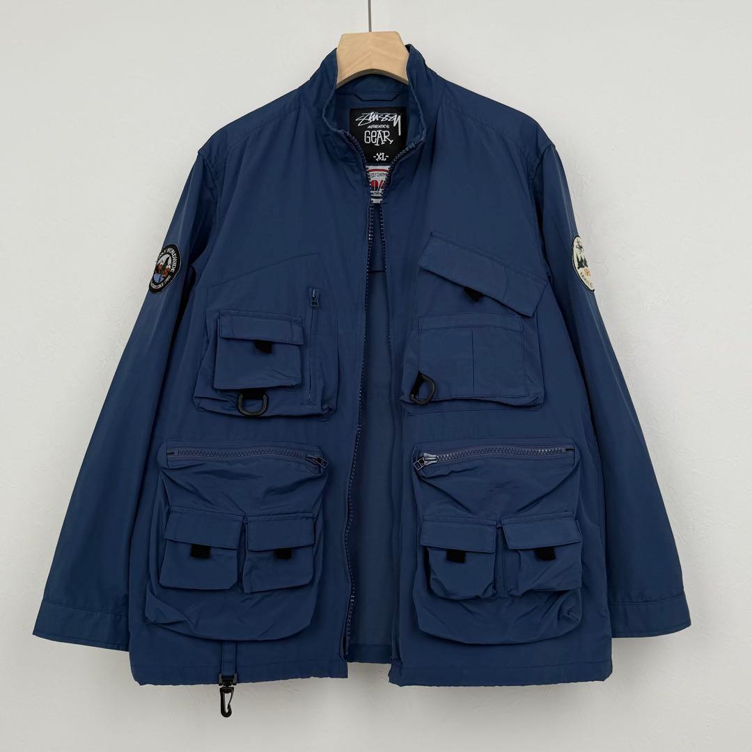 old stussy XL 08AW 60/40 フィッシングジャケット 00s