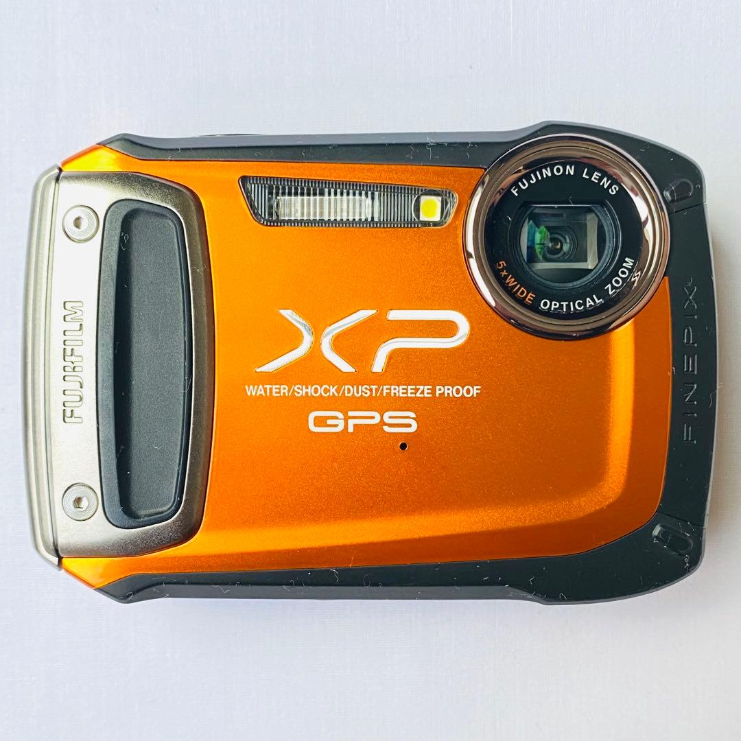 富士フイルム FinePix XP150 オレンジ デジカメ 中古 動作確認済み