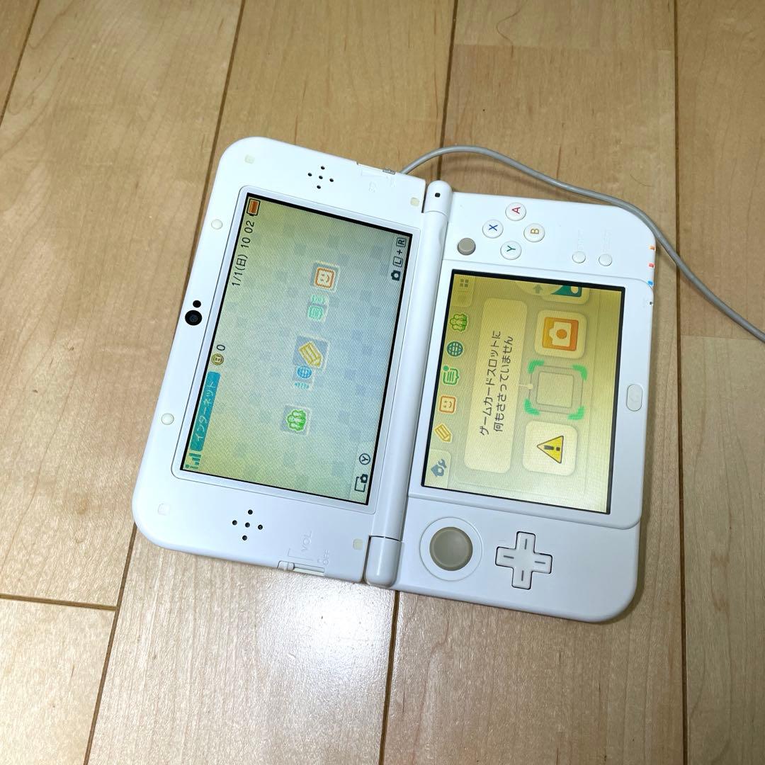 【画面ヤケあり】Newニンテンドー3DSLL パールホワイト