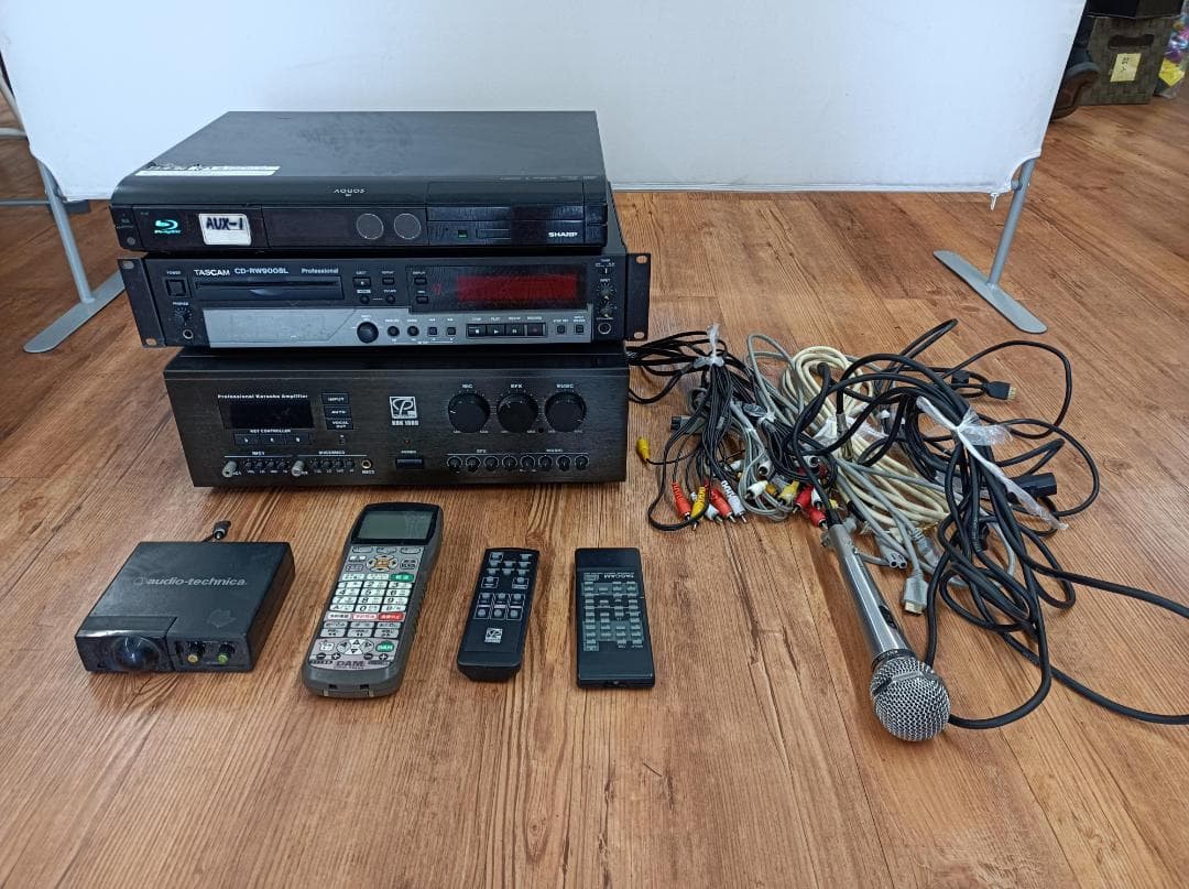 都《LZTCZ》カラオケ3台　KOK1000　RW900SL　BD-HD22