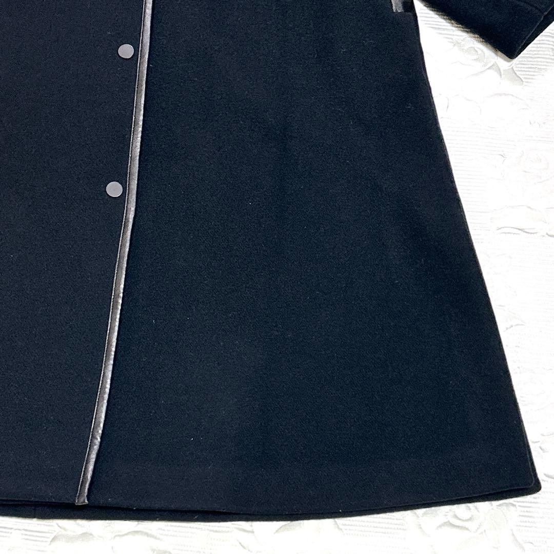 極美品❤︎ UNITED TOKYO ベロアカットテントコート 2way 黒