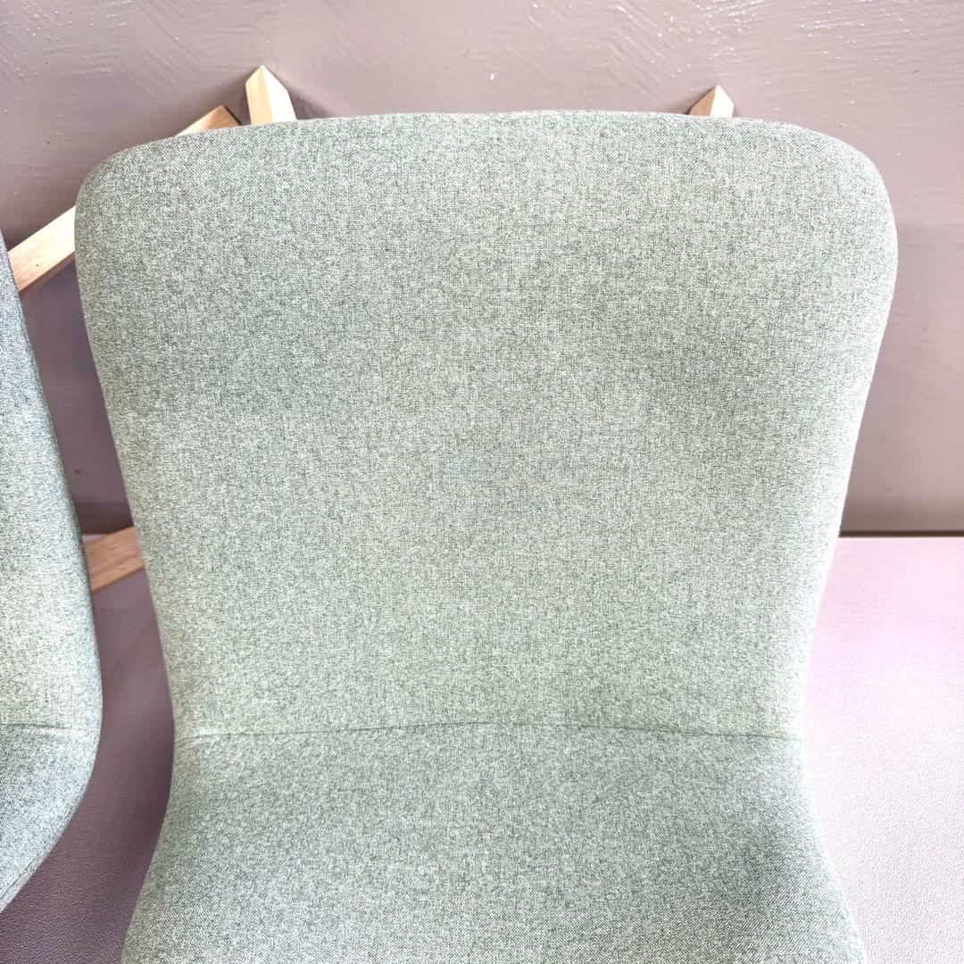 【美品/送料込み】NITORIニトリ サンデー 回転式ダイニングチェア グリーン