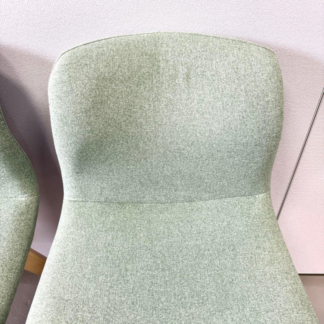 【美品/送料込み】NITORIニトリ サンデー 回転式ダイニングチェア グリーン