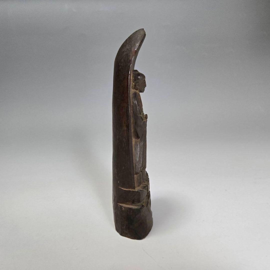 24-1276 薬師如来立像　木彫　仏像