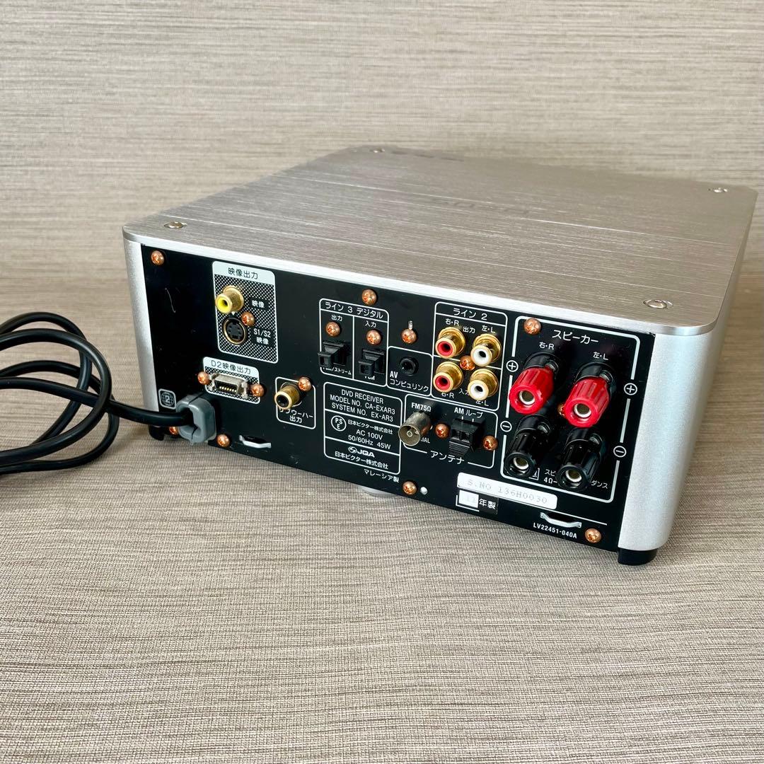 極美品✨Victor・JVC EX-AR3 動作確認済DVD/CD/MP3 匿名