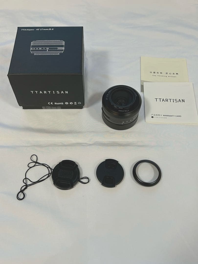 【24時間発送】TTArtisan AF 27mm f/2.8 eマウント