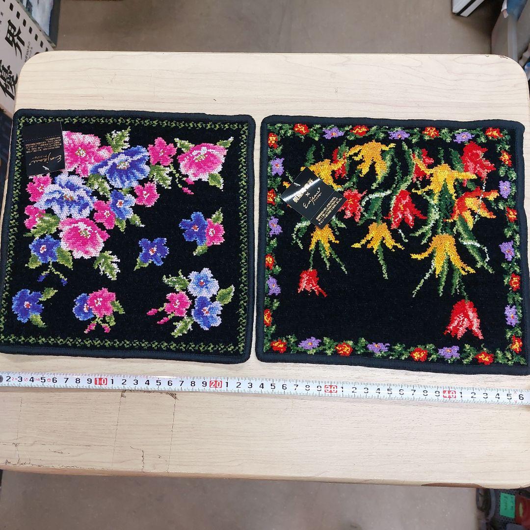 アーンジョー ハンカチ 花柄 10枚 未使用 長期保管品 多少の傷 汚れあり