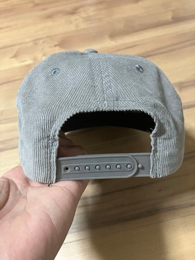 HWY logo cap gray × orange