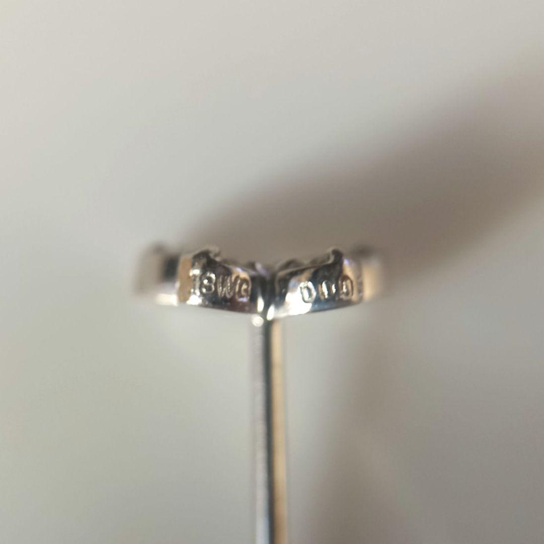 専用 K18WG ダイヤモンド 蝶ピアス(両耳)