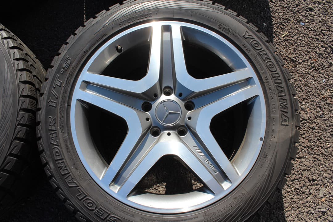 美品ベンツ純正 AMG 20インチアルミホイール&スタッドレス 4本 W463
