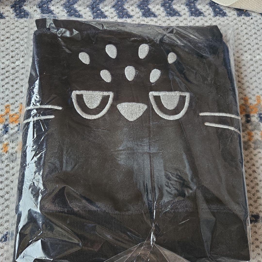 マヌル　ブラック スウェット フリーサイズ