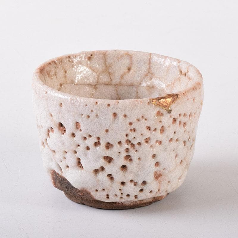 志野焼　ぐい呑み　酒盃　時代箱　M　R8083