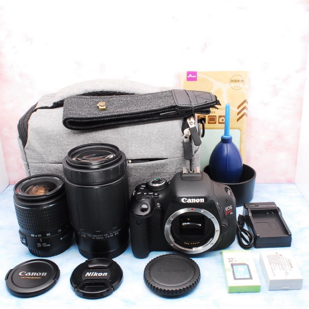 Canon EOS Kiss X5★S数少★Wレンズ＆バッグ★一眼レフカメラ