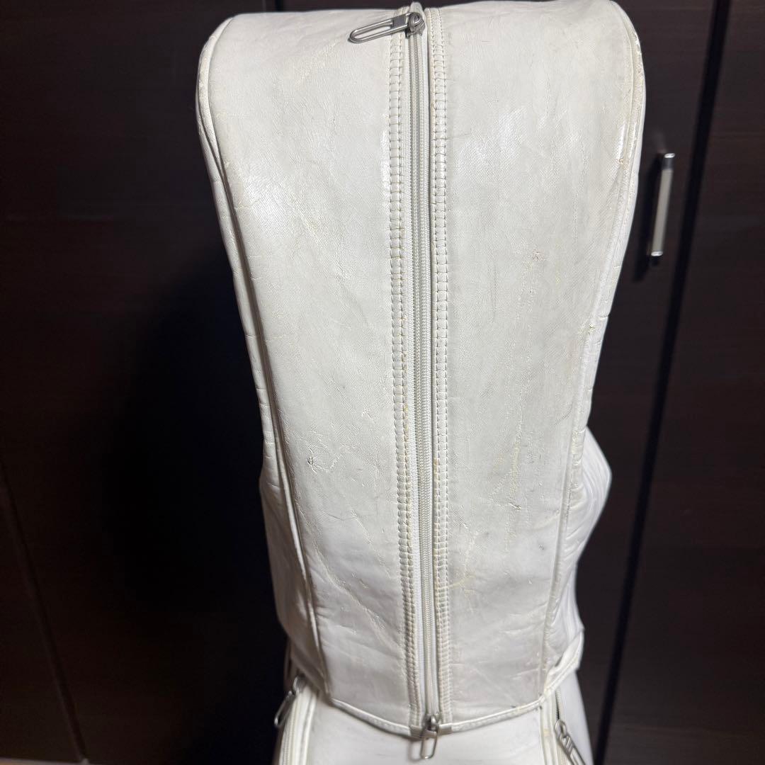 Nike キャディバッグ ゴルフバッグ ホワイト グレー レッド