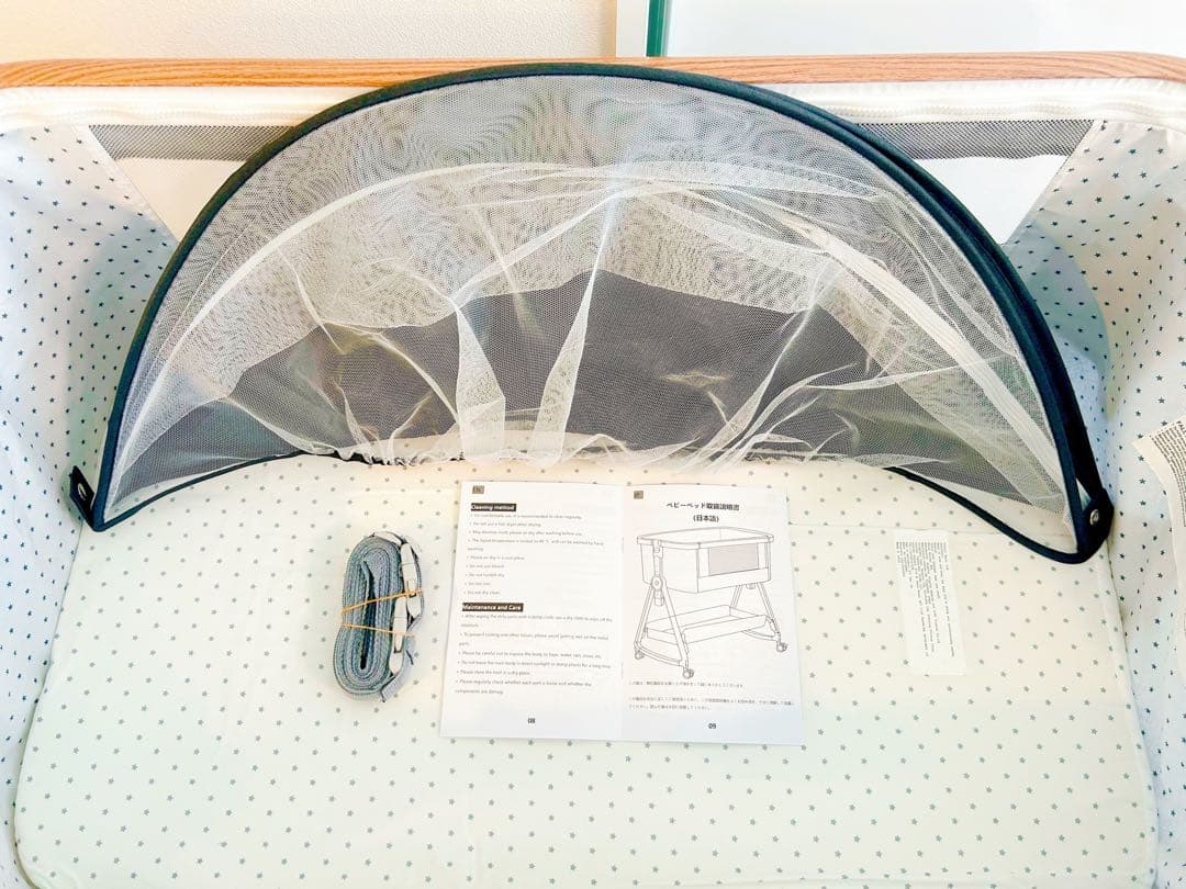 【2025最新モデル】ベビーベッド 添い寝可 折りたたみ可 ゆりかご